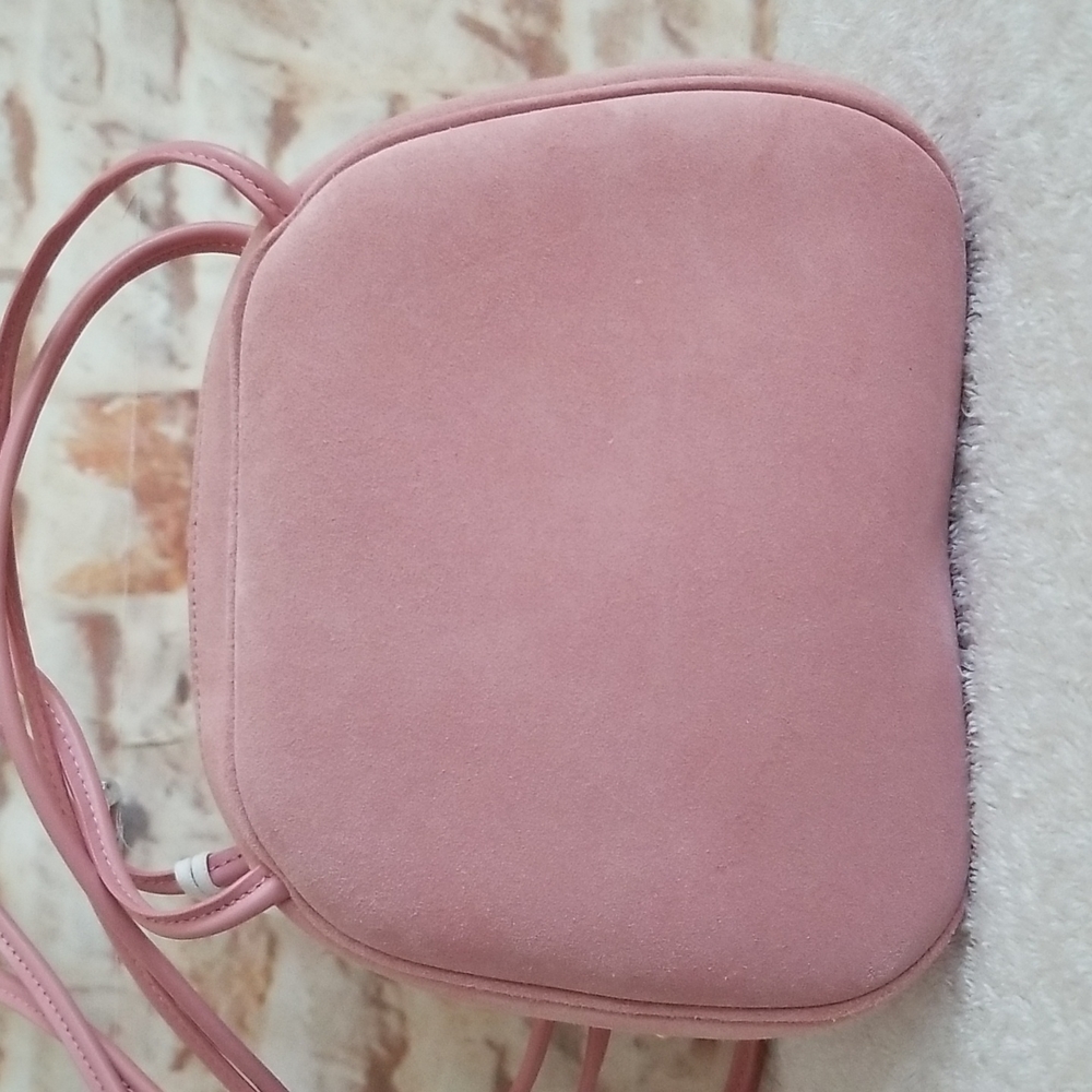 New Jil Sander Dome Medium Suede Crossbody Bag. - Picture 5 of 15